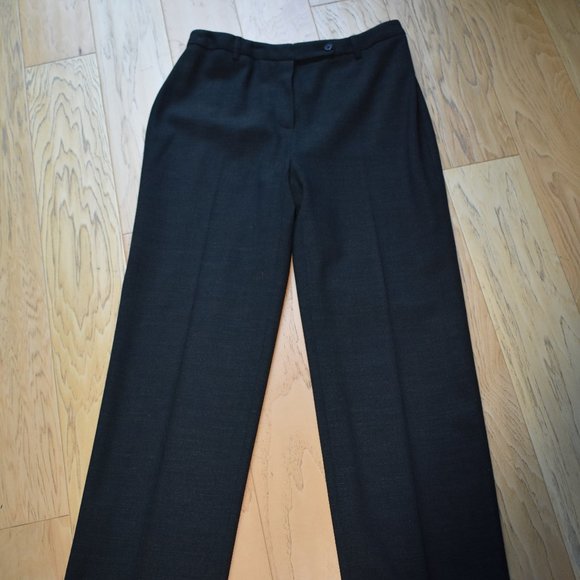 Prada Charcoal Flat Front Dress Pants - Picture 4 of 5